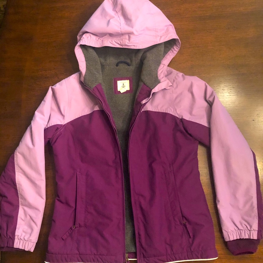 Lands’ End Girls M 10-12 Winter Coat Parka Jacket
